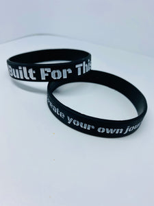 Black Wristband (white logo)